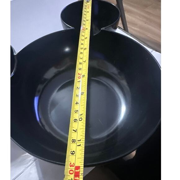 Disney Mickey Mouse Shaped Bowl Zak! Designs Black Snack Chips & Dips Bowl NWT - Picture 5 of 6